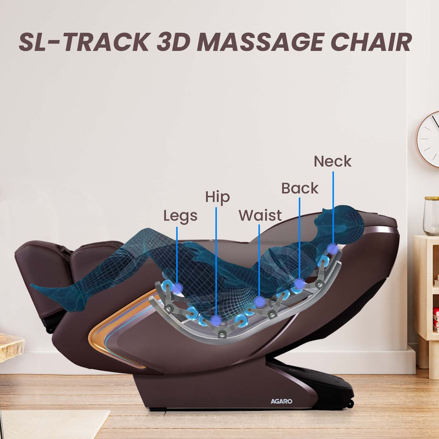 AGARO 33864 MC 8012 Massager (Brown)